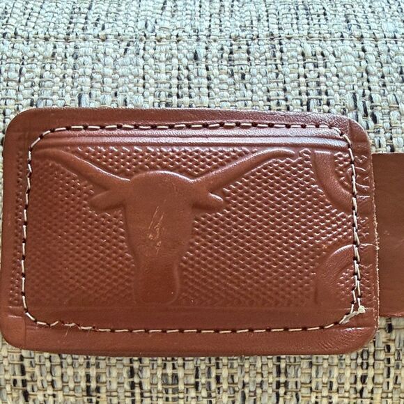 New Western leather belt main image 5